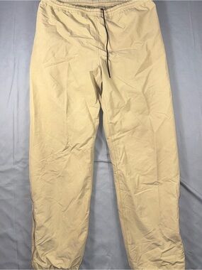 Vintage Sportif Gore-Tex Pants Mens Medium Beige Waterproof Rain Hiking 90s